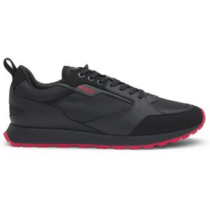Hugo Boss Icelin Runn Mens Mixed-Material Trainers - Black - Casual Shoes Hugo Boss Icelin Runn Mens Mixed-Material Trainers - Black - Casual Shoes