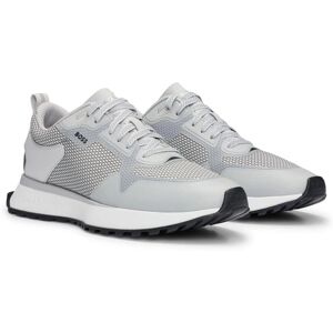 Hugo Boss Jonah Mesh Trainers - White - Size 10 - Casual Sporty Shoes Hugo Boss Jonah Mesh Trainers - White - Size 10 - Casual Sporty Shoes