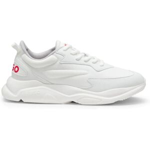 HUGO Chaussures de Sport Blanches pour Hommes - Décontracté - Publicité HUGO Chaussures de Sport Blanches pour Hommes - Décontracté - Publicité