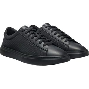 Hugo Boss Kieran Tenn Leder-Sneaker - Schwarz - Größe 9 Hugo Boss Kieran Tenn Leder-Sneaker - Schwarz - Größe 9