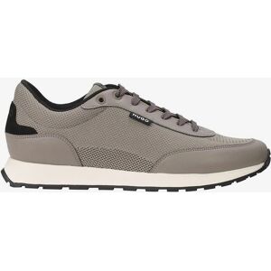 HUGO Icelin Runn Knit Gris Negro - Zapatillas HUGO Icelin Runn Knit Gris Negro - Zapatillas