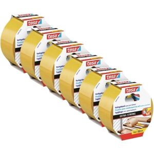 Tesa Extra Strong Double-Sided Tape - 10m - Orange - Indoor/Outdoor Tesa Extra Strong Double-Sided Tape - 10m - Orange - Indoor/Outdoor