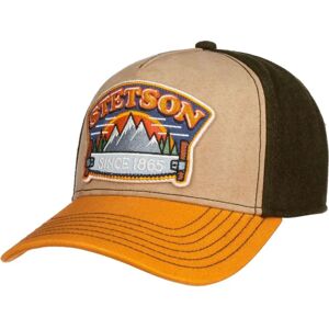 Stetson Trucker Cap - Beige-Gul, Orange Grønn - Baseball Cap Stetson Trucker Cap - Beige-Gul, Orange Grønn - Baseball Cap