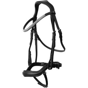 Bridon cheval HORZE Highbury - Anatomique, Cristaux, Cuir souple - Publicité Bridon cheval HORZE Highbury - Anatomique, Cristaux, Cuir souple - Publicité