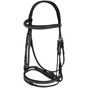 HORZE Constance Pferdekopfstück - Elegantes Leder mit Nasenband HORZE Constance Pferdekopfstück - Elegantes Leder mit Nasenband