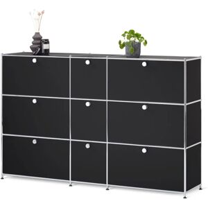 Tchibo - Kommode CN3 - Schwarz - 9 Klappen Tchibo - Kommode CN3 - Schwarz - 9 Klappen