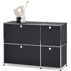 Tchibo Cn3 Sideboard - Schwarz - Stahl / Aluminium / Kunststoff Tchibo Cn3 Sideboard - Schwarz - Stahl / Aluminium / Kunststoff