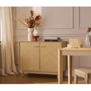 Tchibo Eschenholz Sideboard - Modernes Design - 100x40x80cm Tchibo Eschenholz Sideboard - Modernes Design - 100x40x80cm
