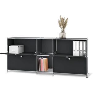 Tchibo Modell CN3 Schwarzes Metall-Sideboard - 4 Türen Tchibo Modell CN3 Schwarzes Metall-Sideboard - 4 Türen