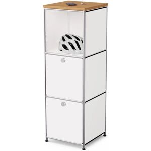 Tchibo Cn3 Aufbewahrungsschrank - Weiß - Metall & Holz Tchibo Cn3 Aufbewahrungsschrank - Weiß - Metall & Holz