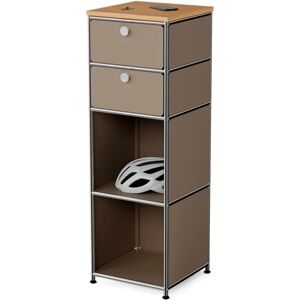 Tchibo Cn3 Tall Schmale Kommode Metall mit Holzplatte Tchibo Cn3 Tall Schmale Kommode Metall mit Holzplatte