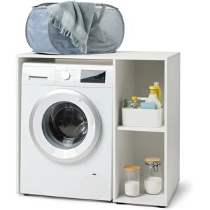 Tchibo Waschmaschinenregal mit seitlichem Stauraum - 97x60x91cm - Weiss - Holz Tchibo Waschmaschinenregal mit seitlichem Stauraum - 97x60x91cm - Weiss - Holz
