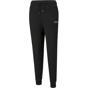 Puma Womens No1 Logo Black/White Jogging Bottoms - Tracksuit Bottoms Puma Womens No1 Logo Black/White Jogging Bottoms - Tracksuit Bottoms