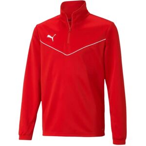 Puma JR Teamrise 14 Zip Top - Football All Year Boy Red Puma JR Teamrise 14 Zip Top - Football All Year Boy Red