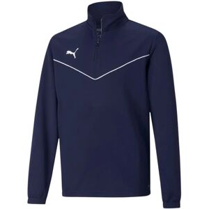 Puma Blue Quarter-Zip Sweatshirt - Sportswear Puma Blue Quarter-Zip Sweatshirt - Sportswear