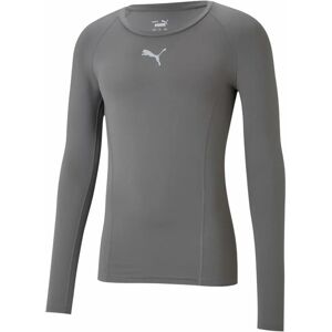 Puma Herrsporttröja - Slim Fit - Grå - MaxPrestanda Puma Herrsporttröja - Slim Fit - Grå - MaxPrestanda