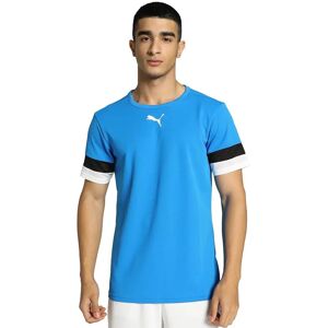 Puma Teamrise Jersey - Korte mouwen voetbalkleding voor heren Blauw 182-187cm Puma Teamrise Jersey - Korte mouwen voetbalkleding voor heren Blauw 182-187cm