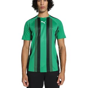 Puma Groen Sportshirt - gestreepte voetbalshirt Puma Groen Sportshirt - gestreepte voetbalshirt