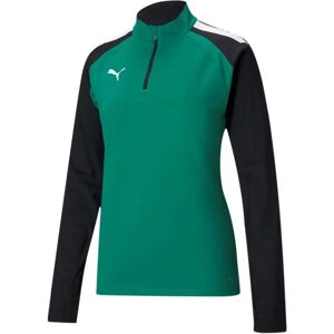 Puma Damen Sportshirt - Fugttransporterende, Gennemrecyklet, Kort Lynlås, Grøn Puma Damen Sportshirt - Fugttransporterende, Gennemrecyklet, Kort Lynlås, Grøn