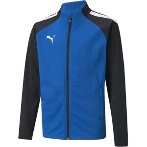 PUMA TEAMLIGA TRAINING JACKET JR - Sportlich, recycelt, Blau/Schwarz PUMA TEAMLIGA TRAINING JACKET JR - Sportlich, recycelt, Blau/Schwarz