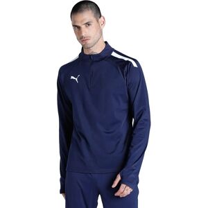 Puma Men's Blue Quarter-zip Football Top - Sportswear Puma Men's Blue Quarter-zip Football Top - Sportswear