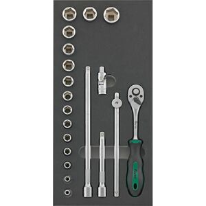 Fortis 4063726002358 juego de llaves - 20 piezas, 3/8" de accionamiento, módulo de herramientas profesional Fortis 4063726002358 juego de llaves - 20 piezas, 3/8" de accionamiento, módulo de herramientas profesional