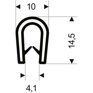 Fortis Modelo 10x14.5 mm Protector de Bordes Flexible - Protector de Bordes Fortis Modelo 10x14.5 mm Protector de Bordes Flexible - Protector de Bordes