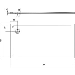 Kaldewei Superplan 100x180cm Duschwanne - Modernes Design Kaldewei Superplan 100x180cm Duschwanne - Modernes Design