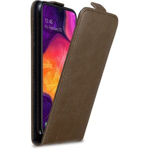 Cadorabo Kaffee Braun Samsung Galaxy A50 Flip-Hülle Cadorabo Kaffee Braun Samsung Galaxy A50 Flip-Hülle