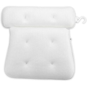 Intirilife Weiß Badkissen - Wasserabweisend, Ergonomisch, Starke Saugnäpfe Intirilife Weiß Badkissen - Wasserabweisend, Ergonomisch, Starke Saugnäpfe