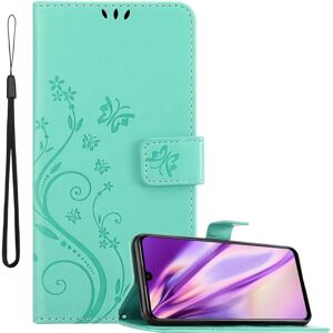 Honor 20 LITE Blumen Türkis Handyhülle Honor 20 LITE Blumen Türkis Handyhülle