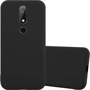 Cadorabo Ultraschlanke schwarze Candy-Handyhülle für Nokia 6.1 PLUS / X6 Cadorabo Ultraschlanke schwarze Candy-Handyhülle für Nokia 6.1 PLUS / X6