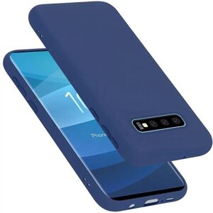 Coque de Protection en Silicone Liquide Bleu pour Galaxy S10 PLUS - Publicité Coque de Protection en Silicone Liquide Bleu pour Galaxy S10 PLUS - Publicité