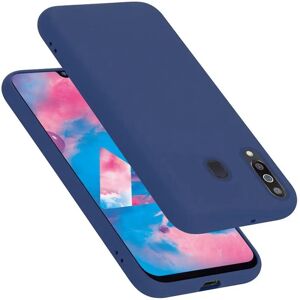 Cadorabo Flüssigsilikon Hülle für Samsung Galaxy M30 / A40s - Blau Cadorabo Flüssigsilikon Hülle für Samsung Galaxy M30 / A40s - Blau