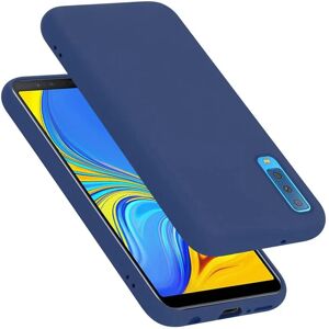 Cadorabo Samsung Galaxy A7 2018 Liquid Blau TPU Hülle - Schutzhülle Cadorabo Samsung Galaxy A7 2018 Liquid Blau TPU Hülle - Schutzhülle