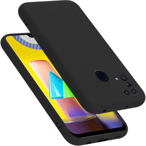 Samsung Galaxy M31 Flüssiges Silikon Schwarz Hülle Samsung Galaxy M31 Flüssiges Silikon Schwarz Hülle