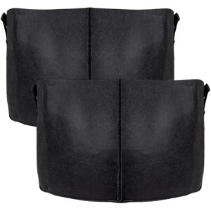 Intirilife Schwarzer Vlies Pflanzsack - 11L, 25x22cm - Pflanzenbehälter Intirilife Schwarzer Vlies Pflanzsack - 11L, 25x22cm - Pflanzenbehälter