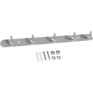 Intirilife B Porte-manteaux en acier inoxydable - 5 crochets - 38.1x4.2cm - Publicité Intirilife B Porte-manteaux en acier inoxydable - 5 crochets - 38.1x4.2cm - Publicité
