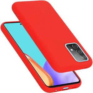 Cadorabo Liquid Red Galaxy A52 / A52s TPU Hülle - Stoßfest Cadorabo Liquid Red Galaxy A52 / A52s TPU Hülle - Stoßfest