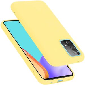 Cadorabo Liquid Yellow TPU Hülle für Samsung Galaxy A52s - Stoßfest Cadorabo Liquid Yellow TPU Hülle für Samsung Galaxy A52s - Stoßfest