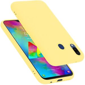 Coque TPU Jaune Liquide pour Samsung Galaxy M20 - Étui de protection - Publicité Coque TPU Jaune Liquide pour Samsung Galaxy M20 - Étui de protection - Publicité