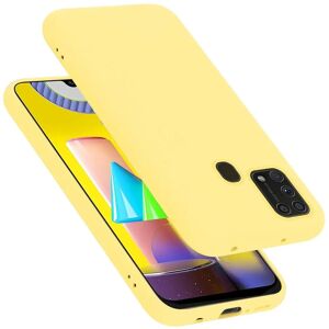 Samsung Galaxy M31 Flüssiges Silikon Hülle - Gelb Samsung Galaxy M31 Flüssiges Silikon Hülle - Gelb