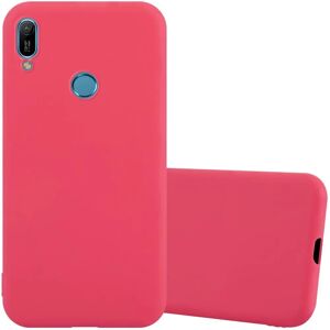 Cadorabo Huawei Y6 2019 Hülle - Candy Red TPU Case - Schlank & Stoßfest Cadorabo Huawei Y6 2019 Hülle - Candy Red TPU Case - Schlank & Stoßfest