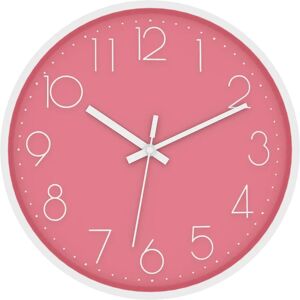 Intirilife Wanduhr in Roségold - 30,5cm - Stilvoll und Leise Intirilife Wanduhr in Roségold - 30,5cm - Stilvoll und Leise