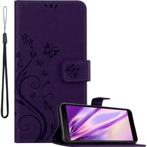 Étui floral Honor Y5P / 9S - Violet Foncé - Publicité Étui floral Honor Y5P / 9S - Violet Foncé - Publicité