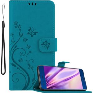 Honor 9 Blumenmuster Blau Hülle - Schutz und Unterstützung Honor 9 Blumenmuster Blau Hülle - Schutz und Unterstützung