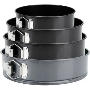 Intirilife 4-teilige Springform-Set - Kuchenform, Backform, Antihaft, bis zu 230°C Intirilife 4-teilige Springform-Set - Kuchenform, Backform, Antihaft, bis zu 230°C