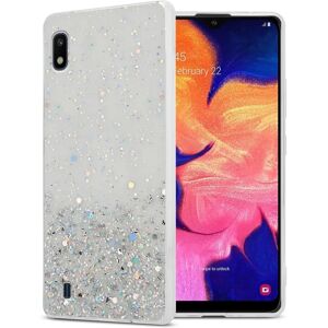Coque en TPU avec paillettes pour Samsung Galaxy A10 / M10 - Transparente - Publicité Coque en TPU avec paillettes pour Samsung Galaxy A10 / M10 - Transparente - Publicité