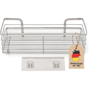Intirilife Silber Selbstklebende Duschablage - Badezimmer, Küche, Flur Intirilife Silber Selbstklebende Duschablage - Badezimmer, Küche, Flur