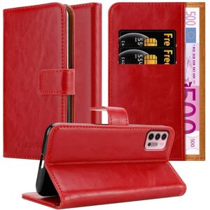 Cadorabo Weinrot Lederbuch-Style Smartphone-Hülle Cadorabo Weinrot Lederbuch-Style Smartphone-Hülle